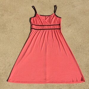 EUC Spaghetti Strap Coral Sundress